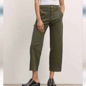 Everlane Ankle Jeans - Olive Green